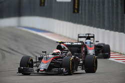 Jenson Button et Fernando Alonso, McLaren