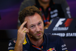 Кристиан Хорнер, руководитель команды Red Bull Racing на пресс-конференции FIA