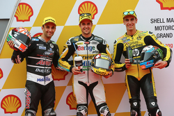 Qualifying: 2. Johann Zarco, Ajo Motorsport; 1. Thomas Lüthi, Derendinger Racing Interwetten; 3. Ale