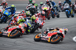 Partenza: Dani Pedrosa, Repsol Honda Team al comando