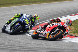 Марк Маркес, Repsol Honda Team и Валентино Росси, Yamaha Factory Racing