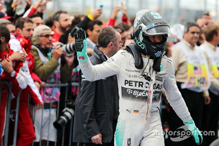 Nico Rosberg, segundo clasificado en el GP de Estados Unidos 2015