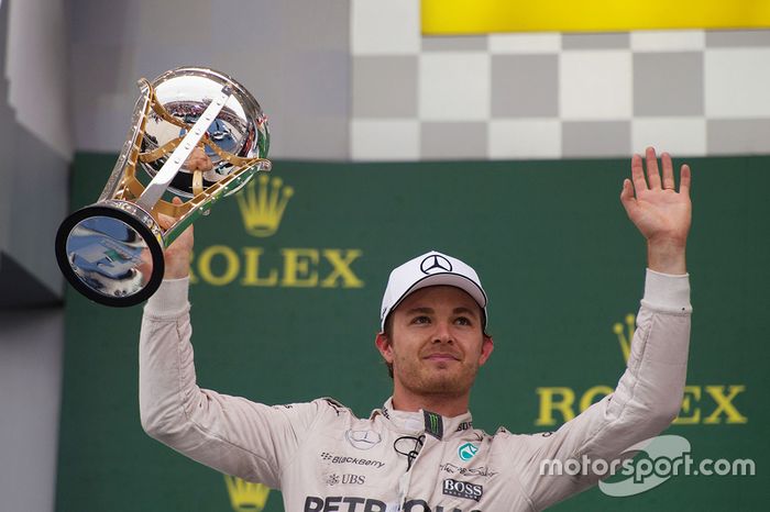 Nico Rosberg, segundo clasificado en el GP de Estados Unidos 2015