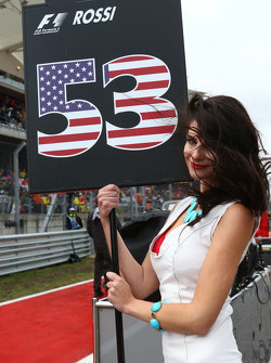 Gridgirl von Alexander Rossi, Manor Marussia F1 Team