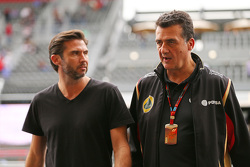 Matthew Carter, Lotus F1 Team CEO com Federico Gastaldi