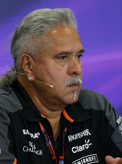 Виджей Малья, владелец команды Sahara Force India