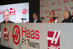 Carlos Slim, Presidente de América Móvil, Esteban Gutiérrez Haas F1 Team, Gene Haas Dueño del Equipo