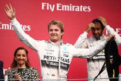 Podium: ganador de la carrera, Nico Rosberg, Mercedes AMG F1 W06