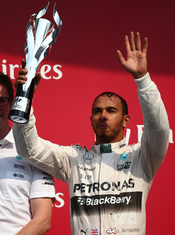 Segundo lugar, Lewis Hamilton, Mercedes AMG F1 W06