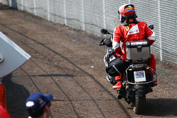 Kimi Raikkonen, Ferrari retired from the race
