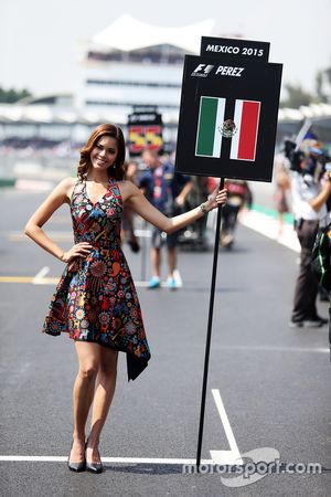 Chica de la parrilla para Sergio Pérez, Sahara Force India F1