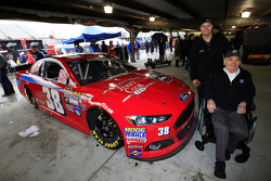 NASCAR Hall of Famer Jerry Cook and David Gilliland, Front Row Motorsports Ford