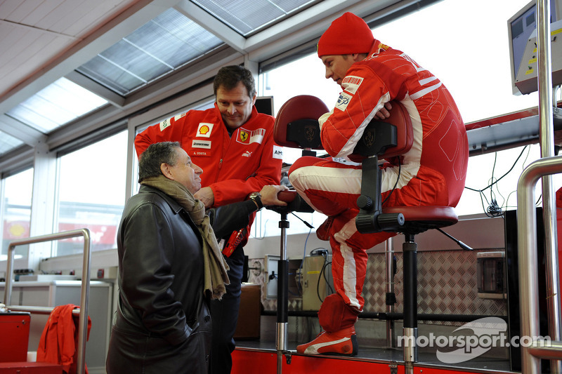 Jean Todt, Aldo Costa ve Kimi Raikkonen