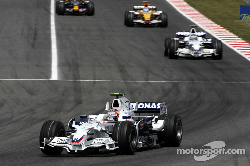 Robert Kubica, BMW Sauber F1 Team, Nick Heidfeld, BMW Sauber F1 Team