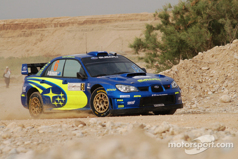 Chris Atkinson And Stephane Prevot Subaru World Rally Team Subaru