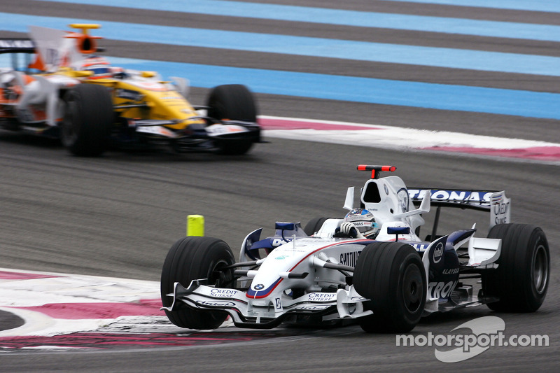 Nick Heidfeld, BMW Sauber F1 Team, Nelson A. Piquet, Renault F1 Team