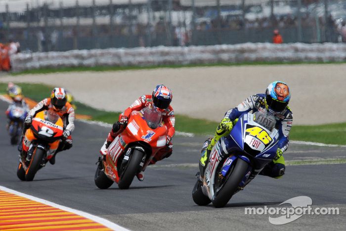 Valentino Rossi e Casey Stoner