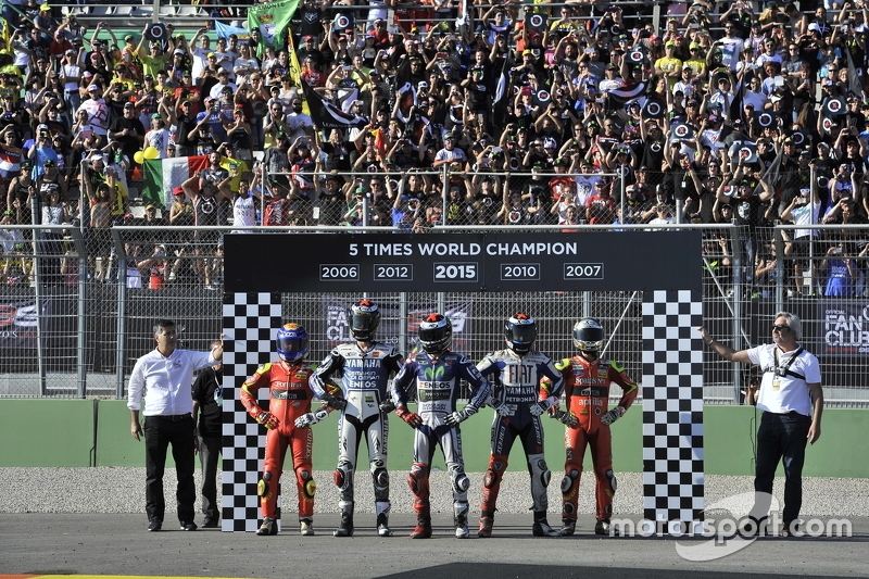 1. und Weltmeister 2015: Jorge Lorenzo, Yamaha Factory Racing