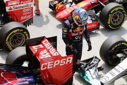 Daniel Ricciardo, Red Bull Racing in parc fermé