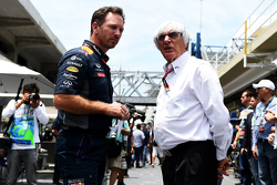 Christian Horner en Bernie Ecclestone
