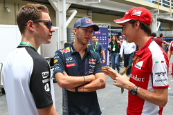 Stoffel Vandoorne, McLaren con Pierre Gasly, Red Bull Racing y Esteban Gutiérrez, Ferrari