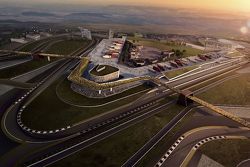 Luchtfoto van Circuit van Wales