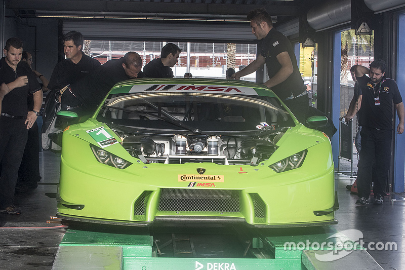 #16 Change Racing, Lamborghini Huracan: Bill Sweedler, Townsend Bell, Bryan Sellers, Madison Snow, B