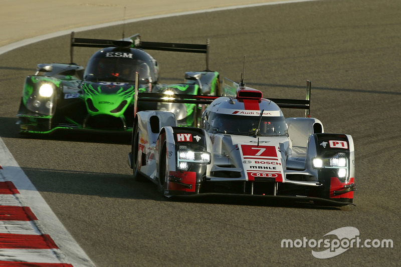 #7 Audi Sport Team Joest, Audi R18 e-tron quattro: Marcel Fässler, André Lotterer, Benoit Tréluyer