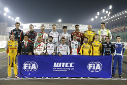 Gruppenfoto der WTCC-Fahrer