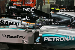 Polesitter Nico Rosberg, Mercedes AMG F1 Team