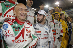 加布里埃尔莱·塔奎尼,本田Civic WTCC,本田JAS车队;何塞·玛利亚·洛佩兹,雪铁龙新爱丽舍WTCC,雪铁龙WTCC车队