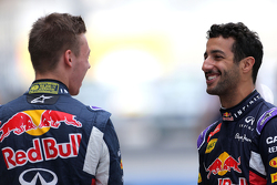 Daniel Ricciardo, Red Bull Racing y Daniil Kvyat, Red Bull Racing