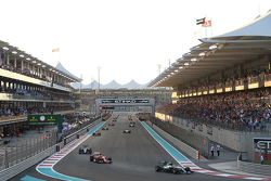 Lewis Hamilton, Mercedes AMG F1 W06 lors du tour de formation