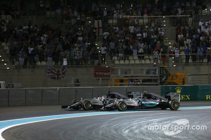 Nico Rosberg und Lewis Hamilton, Mercedes AMG F1 W06