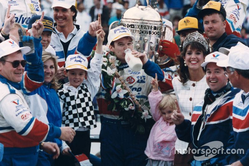 Al Unser Jr. und die Siegermilch
