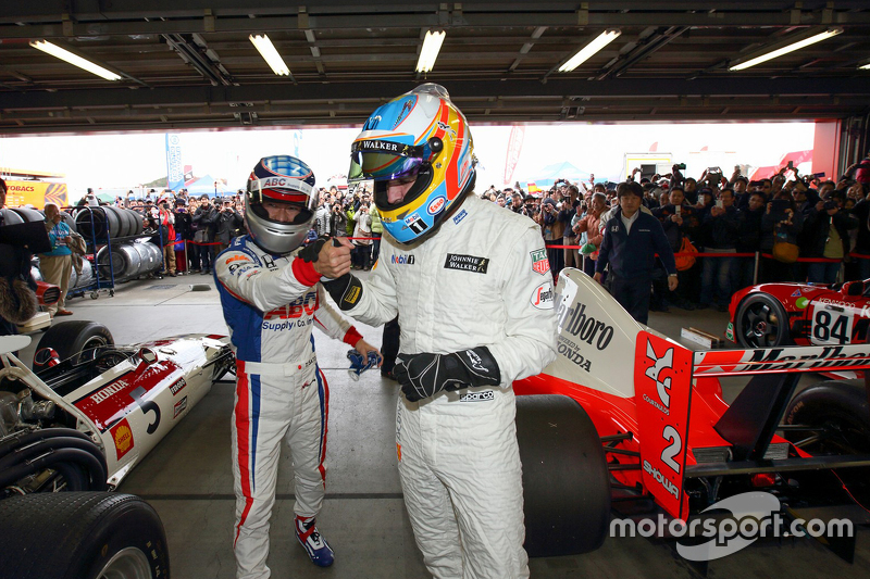 Fernando Alonso and Takuma Sato