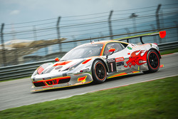 #1 Clearwater Racing Ferrari 458 GT3: Mok Weng Sun, Gianmaria Bruni, Matt Griffin, James Calado