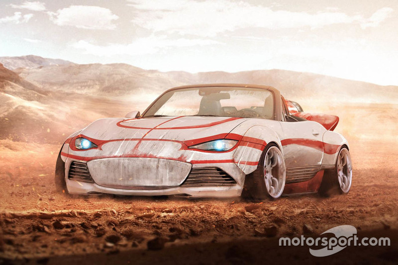 Luke Skywalker, Mazda MX-5 Land Speeder edition