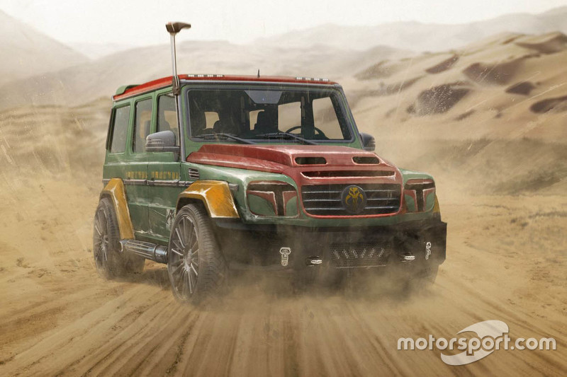 Boba Fett is een behoorlijke krachtpatser, net als de Mercedes G-klasse