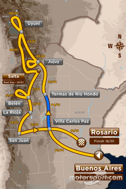 Stage 2: Villa Carlos Paz - Termas de Río Hondo