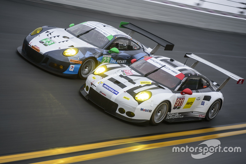 7. #23 Team Seattle/Alex Job Racing Porsche GT3 R: Ian James, Mario Farnbacher, Alex Riberas, Wolf Henzler, #911 Porsche Team North America Porsche 911 RSR: Nick Tandy, Patrick Pilet, Kevin Estre