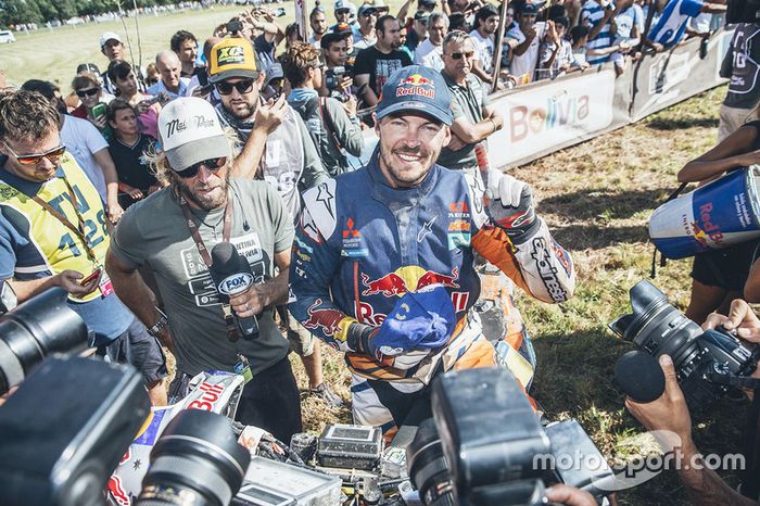 Ganador de la categoría de motos Toby Price, KTM