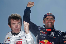 Categoria auto, il vincitore Stéphane Peterhansel, Peugeot Sport con Bruno Famin