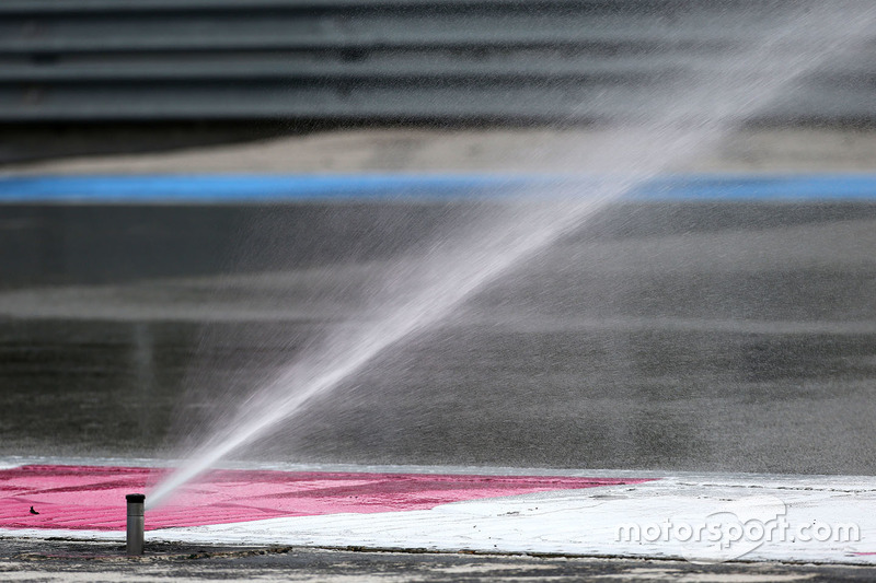 Sistema de irrigação em Paul Ricard