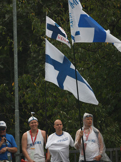 Des fans finlandais