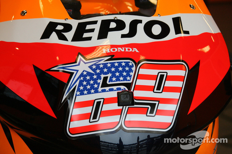 Detail of Nicky Hayden's Honda