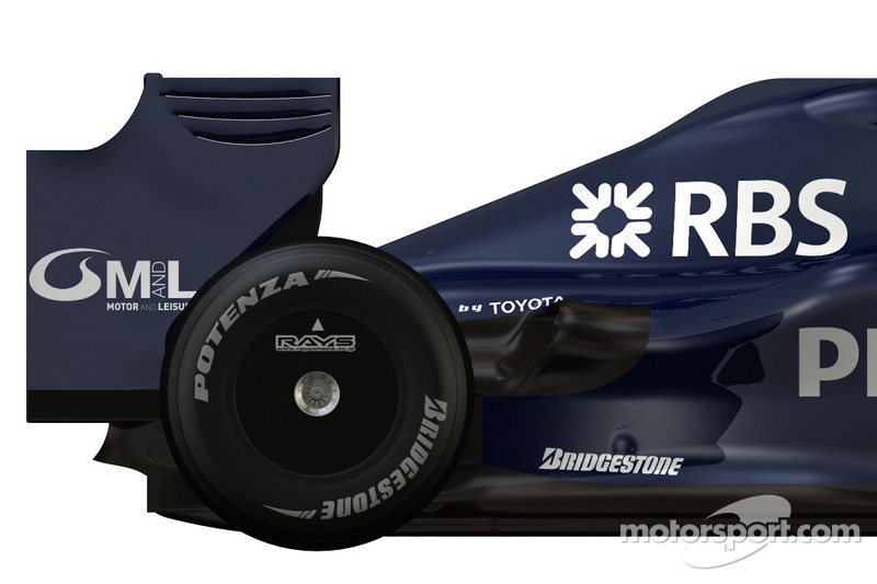 Dtalle del Williams FW 31