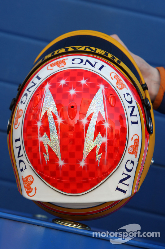Casco de Fernando Alonso en 2009