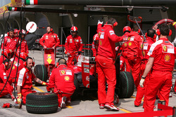 Ferrari, essai de ravitaillement