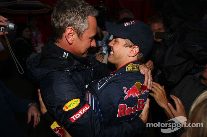 Sebastian Vettel, Red Bull Racing, celebra